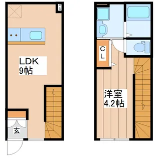 アルカンシェルK【1階】の間取り
