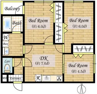 GAIN石神井台【2階】の間取り