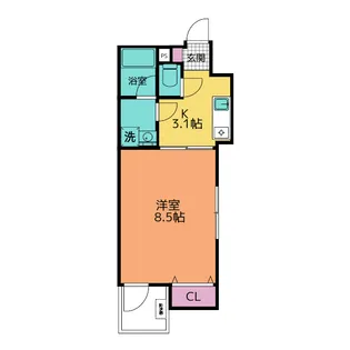 LEGACY・川崎大師【5階】の間取り