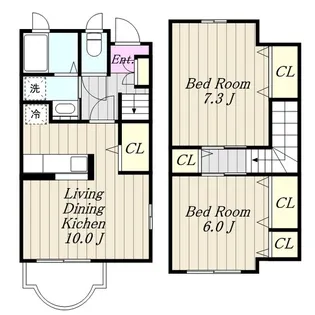 ヴィオラ【2階】の間取り