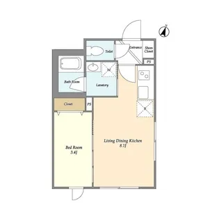 東京都品川区平塚2【マンション】の間取り