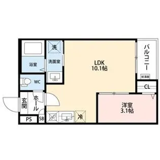 愛知県名古屋市中川区春田3【アパート】の間取り