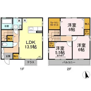 長野県長野市川中島町今井【一戸建】の間取り