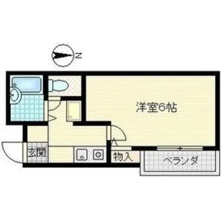 JUNWAマンション【5階】の間取り