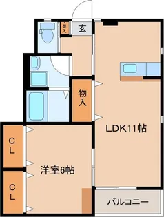 仮)アミューズSE【1階】の間取り