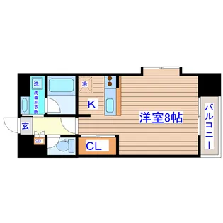 ヴィアーレ木ノ下2丁目【7階】の間取り