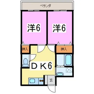 アネックス ティ【1階】の間取り
