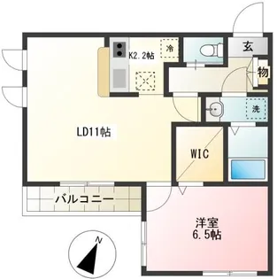 エスポワール【3階】の間取り