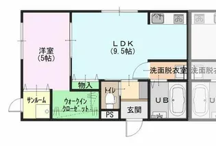 THE MAMS(ザ・マームズ) 06【2階】の間取り