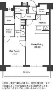 willDo中洲【4階】の間取り