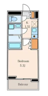 プロポンス麻布【7階】の間取り
