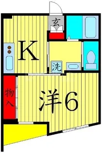 フリューゲル綾瀬【3階】の間取り