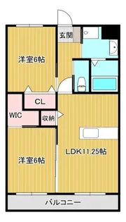 プレシャスコート弐番館【2階】の間取り