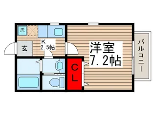 Luna末広【1階】の間取り