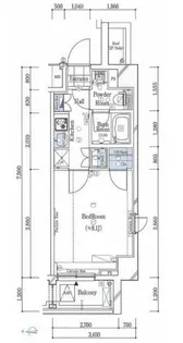 ガリシア森下エストゥディオ【5階】の間取り