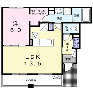 プロスパーエイトレジデンス【1階】の間取り