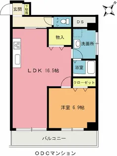 ODCマンション【2階】の間取り