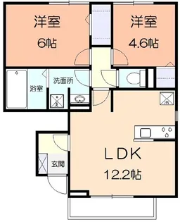 ルボア【1階】の間取り