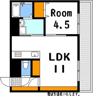 ヤマシタ7ビル【2階】の間取り