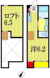 フローラ千葉【2階】の間取り