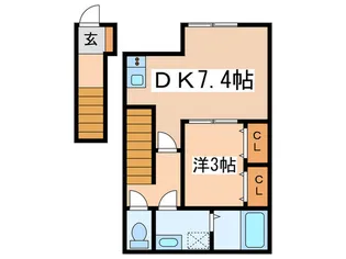 ガレット瑞江【2階】の間取り