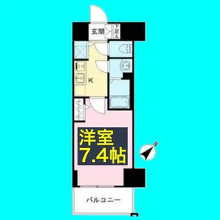 エスリード新栄グランラグジェ【12階】の間取り