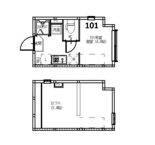 ハーモニーテラス東大泉III【1階】の間取り