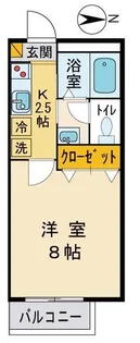 東京都日野市日野本町3【マンション】の間取り