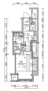 クオリタス東十条【7階】の間取り
