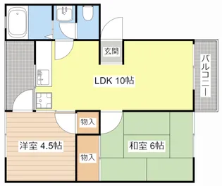 Bコーポハマダ【2階】の間取り