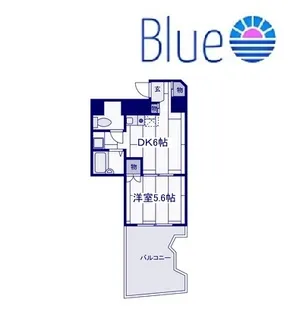 エスポアールカヤギヤ8【5階】の間取り