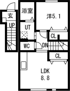 エリシオン265【2階】の間取り