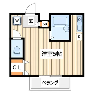 ボヌールあさひ【1階】の間取り