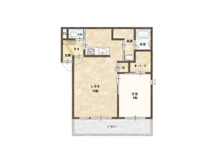 ダイヤ・イースト【2階】の間取り