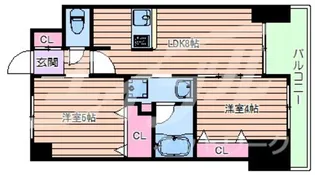アーデンタワー本町イースト【2階】の間取り