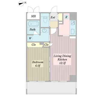 Fioritura【5階】の間取り
