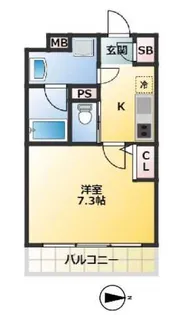 Luna Azul【1階】の間取り