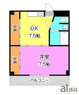 狭山グロリアハイツ【4階】の間取り