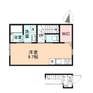 EdgeMoment長江【2階】の間取り