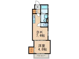 ラルーチェ庄内西町【1階】の間取り