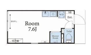 グランクオール中野新橋【3階】の間取り