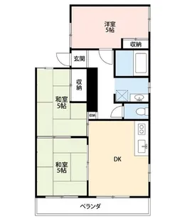 ハイツファイン【2階】の間取り