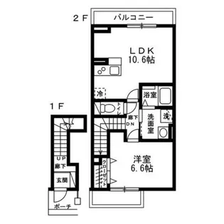 ソレアード【2階】の間取り