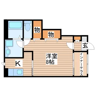 Maison Sakura B【1階】の間取り