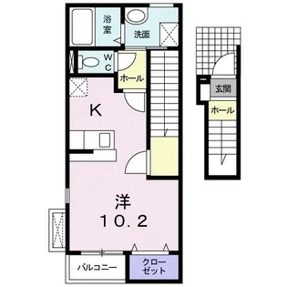 グランツ【2階】の間取り