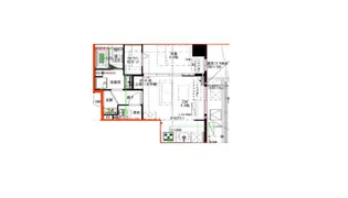 パティオ大手門【3階】の間取り