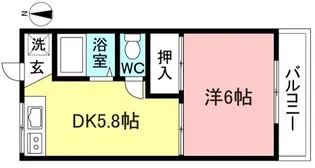 ハイライズハイム【2階】の間取り