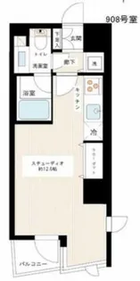 カスタリア新宿御苑【6階】の間取り