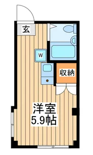 ヴィラプラティーク【3階】の間取り