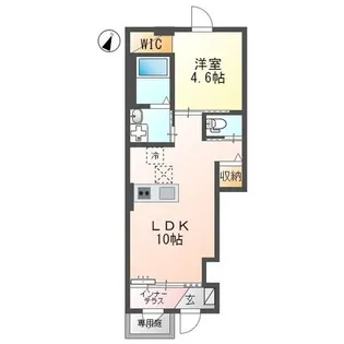 サクラーレ成城【1階】の間取り
